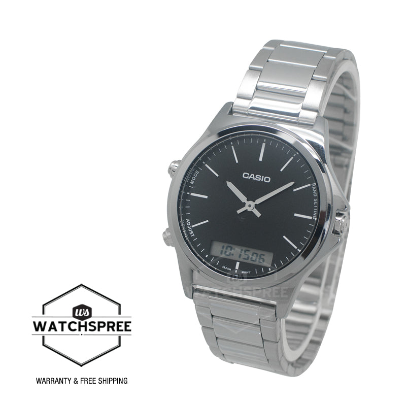 Casio Men's Analog-Digital Dual Time Watch MTPVC01D-1E MTP-VC01D-1E