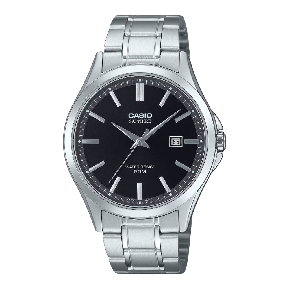 Casio Men's Analog Stainless Steel Band Watch MTS115D-1A MTS-115D-1A