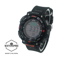 Load image into Gallery viewer, Casio Pro Trek Tough Solar Duplex LCD Bio-Based Black Resin Watch PRG340-1D PRG-340-1D PRG-340-1
