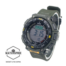 Load image into Gallery viewer, Casio Pro Trek Tough Solar Duplex LCD Bio-Based Watch PRG340-3D PRG-340-3D PRG-340-3
