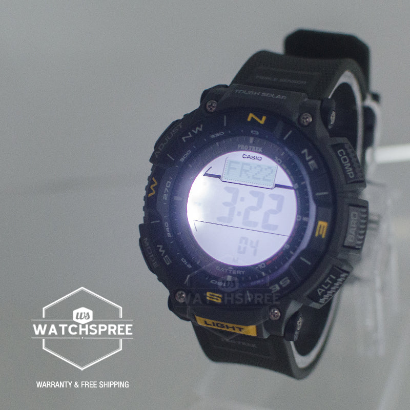 Casio Pro Trek Tough Solar Duplex LCD Bio-Based Watch PRG340-3D PRG-340-3D PRG-340-3