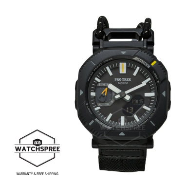 Casio Pro Trek PRJ-B001 Lineup Bluetooth Tough Solar Black Cloth Band Watch PRJB001B-1D PRJ-B001B-1D PRJ-B001B-1