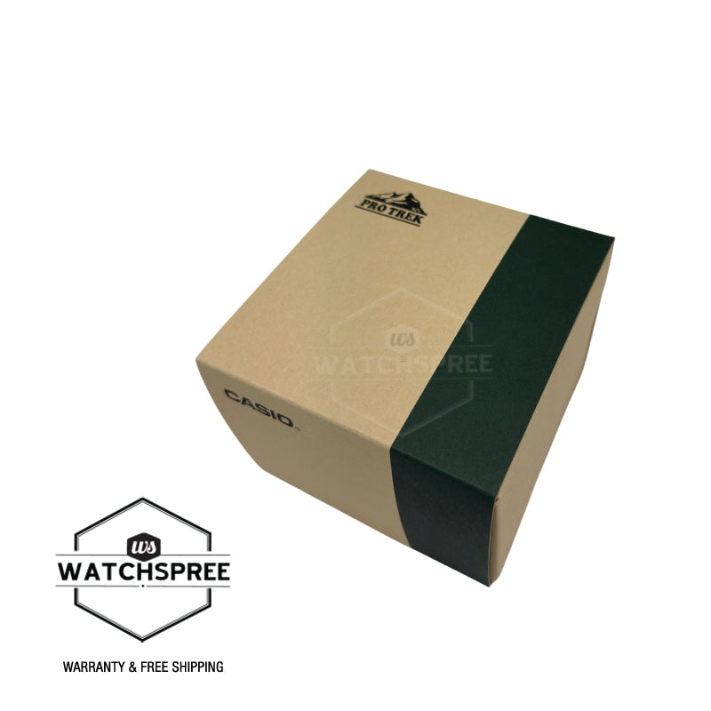 Casio Pro Trek (Japan Made) PRW-61 Series of Triple Sensor Tough Solar Bio-Based Green Resin Band Watch PRW61LD-3D PRW-61LD-3D PRW-61LD-3