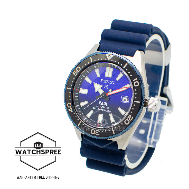 [JDM] Seiko Prospex and PADI (Japan Made) Diver's Automatic Special Edition Blue Silicon Strap Watch SBDC055 SBDC055J (Not For EU Buyers) (Not For EU Buyers) (LOCAL BUYERS ONLY)