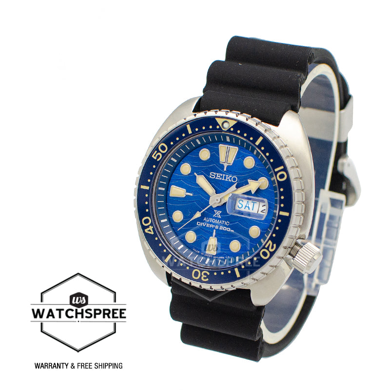 Seiko Prospex (Japan Made) Diver Scuba Save the Ocean Special Edition Black Silicon Strap Watch SBDY047 SBDY047J (Not For EU Buyers) (Not For EU Buyers) (LOCAL BUYERS ONLY)