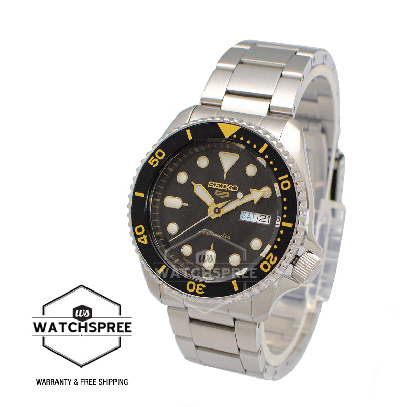 [JDM] Seiko 5 Sports (Japan Made) Automatic Silver Stainless Steel Band Watch SBSA007 SBSA007J (Not For EU Buyers) (LOCAL BUYERS ONLY)