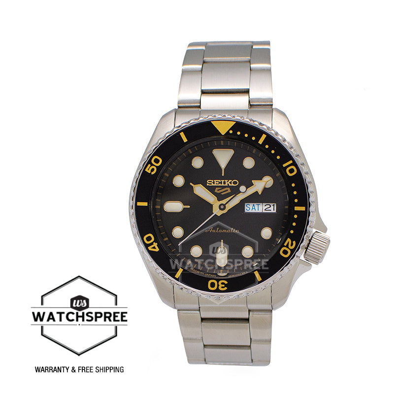 [JDM] Seiko 5 Sports (Japan Made) Automatic Silver Stainless Steel Band Watch SBSA007 SBSA007J (Not For EU Buyers) (LOCAL BUYERS ONLY)