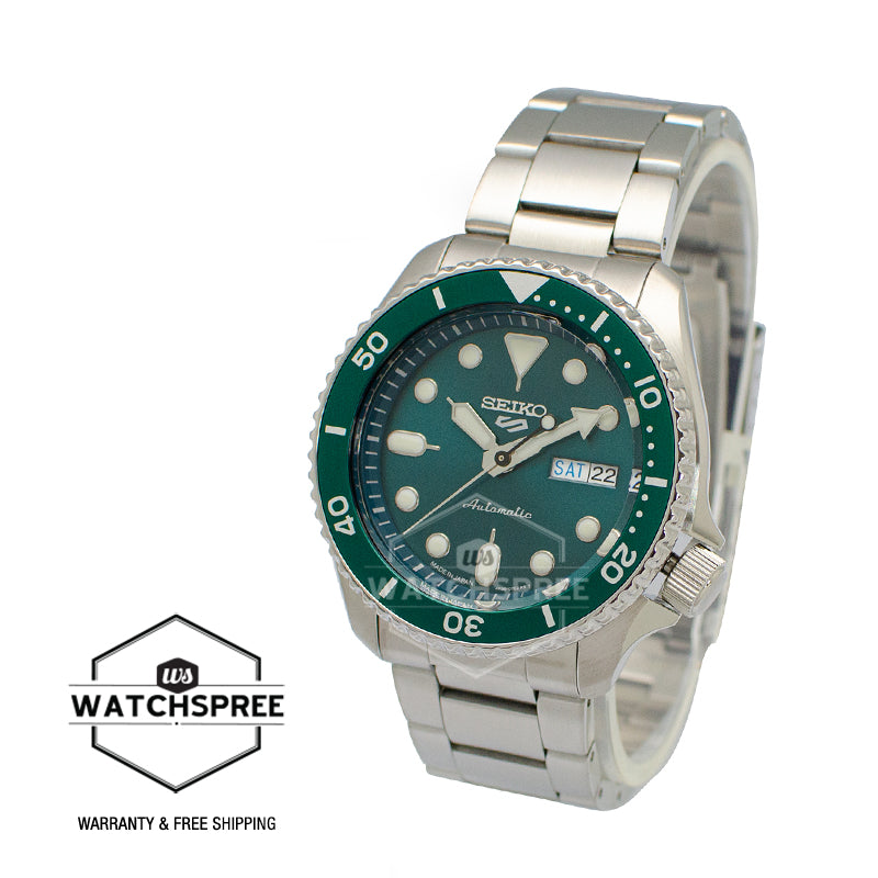 [JDM] Seiko 5 Sports (Japan Made) Automatic Silver Stainless Steel Band Watch SBSA011 SBSA011J (Not For EU Buyers) (LOCAL BUYERS ONLY)