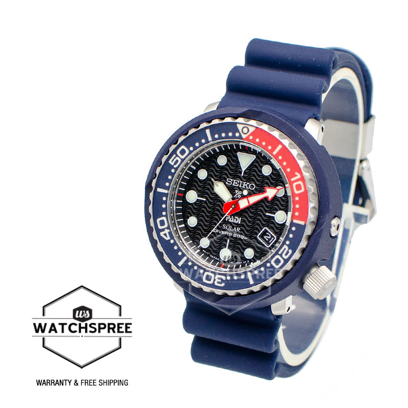 Seiko Prospex and PADI Air Diver Special Edition Blue Silicone Strap Watch SNE499P1 (Not For EU Buyers) (LOCAL BUYERS ONLY)