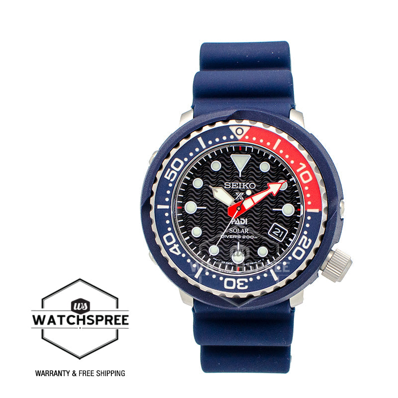 Seiko Prospex and PADI Air Diver Special Edition Blue Silicone Strap Watch SNE499P1 (Not For EU Buyers) (LOCAL BUYERS ONLY)