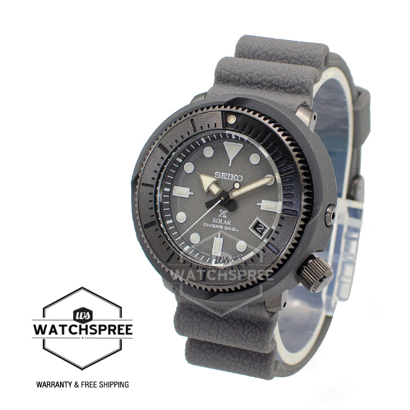 Seiko Prospex Solar Air Diver's Street Series Grey Silicone Strap Watch SNE537P1 (Not For EU Buyers) (LOCAL BUYERS ONLY)