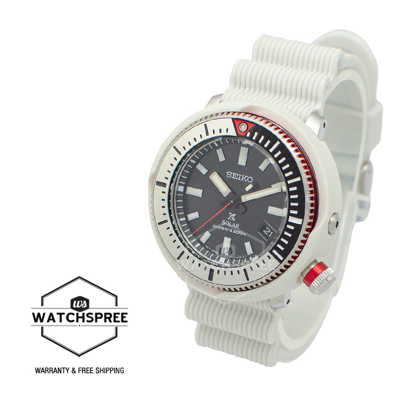 Seiko Prospex Solar Diver's Dirty White Silicone Strap Watch SNE545P1 (Not For EU Buyers) (LOCAL BUYERS ONLY)