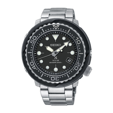 Seiko Prospex Solar Air Diver Silver Stainless Steel Band Watch SNE497P1 / SNE555P1 (LOCAL BUYERS ONLY)