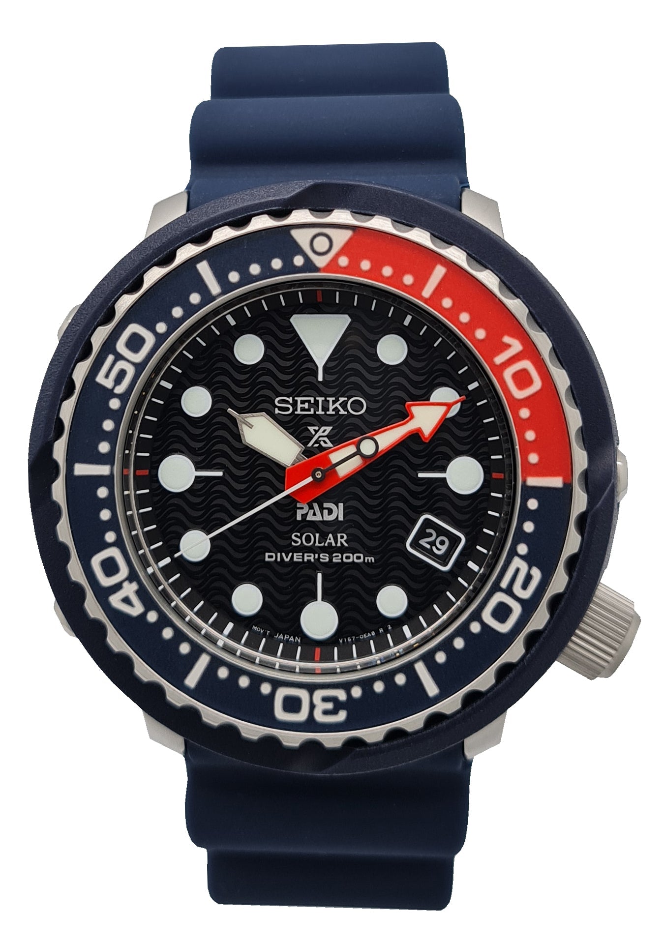 Seiko Prospex and PADI Solar Diver's Special Edition Blue Silicone Strap Watch SNE557P1 (LOCAL BUYERS ONLY)