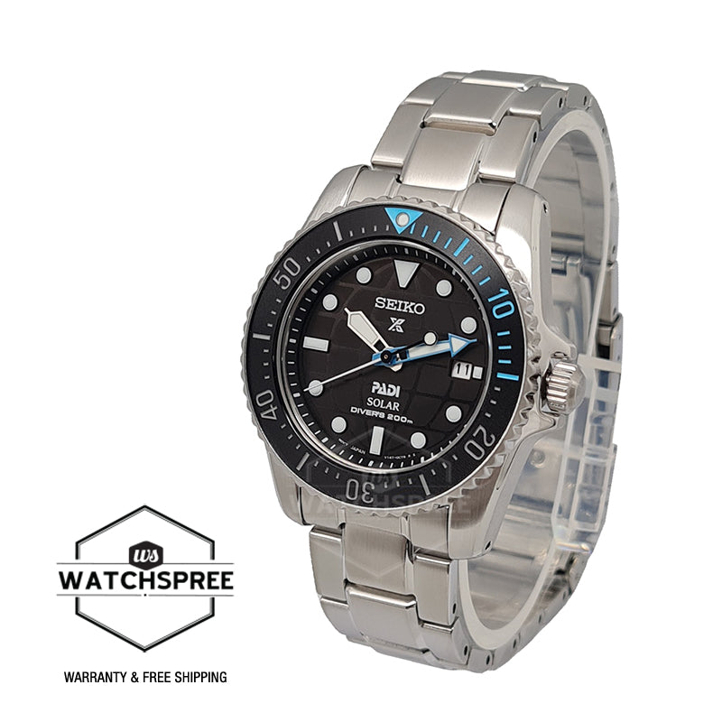 Seiko Prospex and PADI Solar Diver's Special Edition Silver Stainless Steel Band Watch SNE575P1 (LOCAL BUYERS ONLY)
