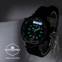 Load image into Gallery viewer, Seiko Prospex Solar Diver&#39;s Black Silicon Strap Watch SNJ027P1  (Not For EU Buyers) (Not For EU Buyers) (LOCAL BUYERS ONLY)
