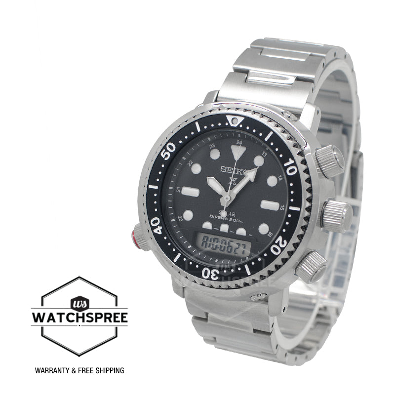 Seiko Prospex Arnie Solar Diver's Stainless Steel Band Watch SNJ033P1 (LOCAL BUYERS ONLY)