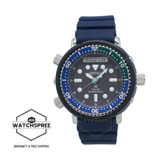 Load image into Gallery viewer, Seiko Prospex Solar Diver&#39;s Navy Blue Silicone Strap Watch SNJ039P1
