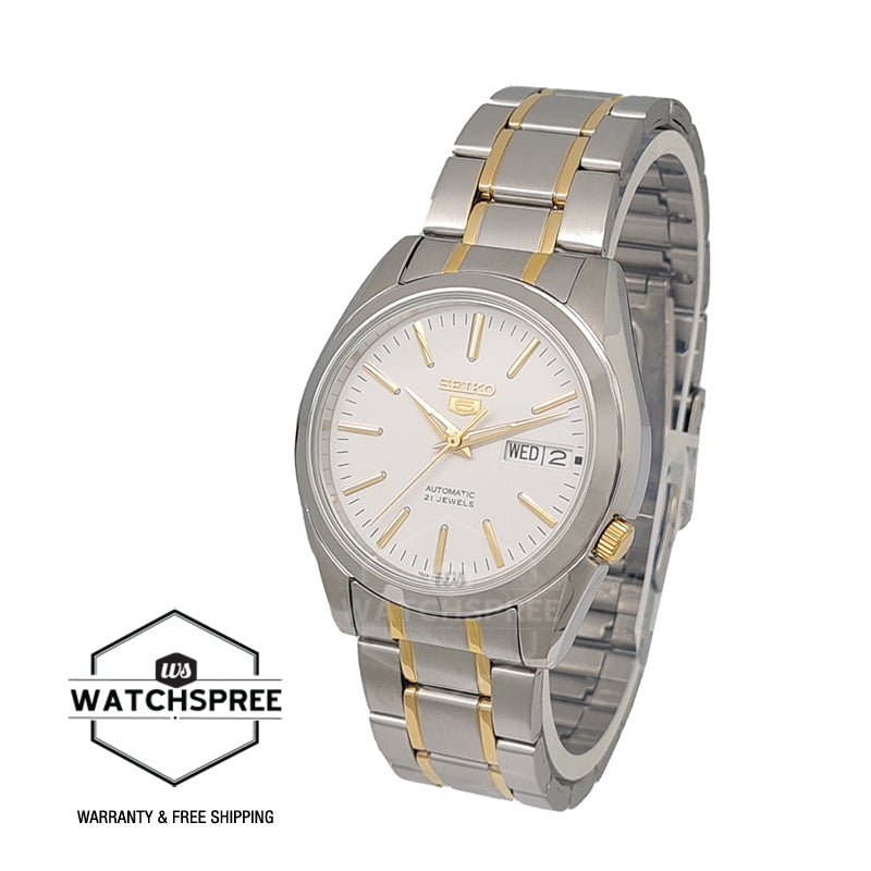 Seiko Men's 5 Automatic Two-Tone Stainless Steel Band Watch SNKL47K1 (LOCAL BUYERS ONLY)