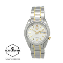 Load image into Gallery viewer, Seiko 5 Automatic Two-Tone Stainless Steel Band Watch SNKL57K1
