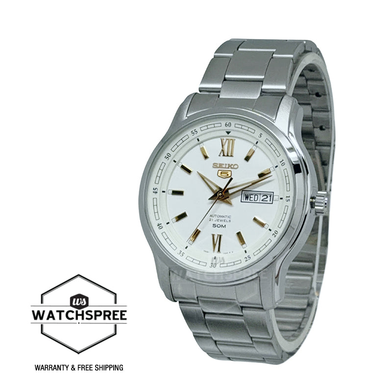 Seiko 5 Automatic Stainless Steel Band Watch SNKP15K1