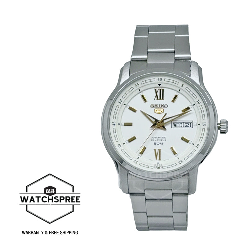 Seiko 5 Automatic Stainless Steel Band Watch SNKP15K1