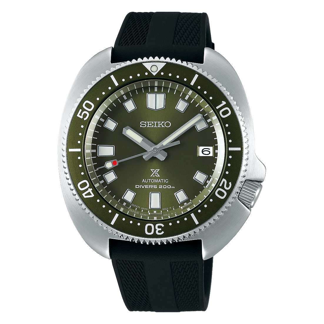 Seiko Prospex (Japan Made) Captain Willard Automatic Diver's Black Silicone Strap Watch SPB153J1 (Local Buyers Only)