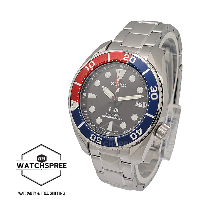 Seiko Prospex and PADI (Japan Made) Automatic Diver's Special Edition Silver Stainless Steel Band Watch SPB181J SPB181J1 (LOCAL BUYERS ONLY)