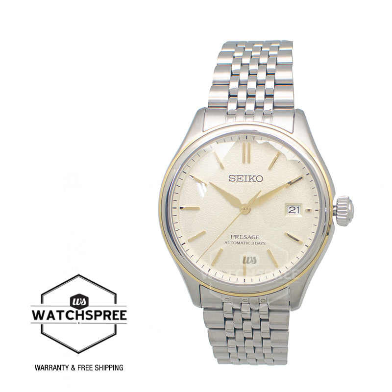 Seiko Presage (Japan Made) Automatic 'Shiro-iro' Stainless Steel Band Watch SPB478J1 (LOCAL BUYERS ONLY)