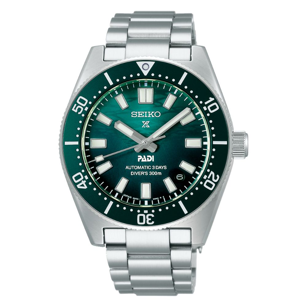 Seiko Prospex (Japan Made) PADI Automatic Diver's 1965 Heritage Special Edition Stainless Steel Band Watch SPB501J1