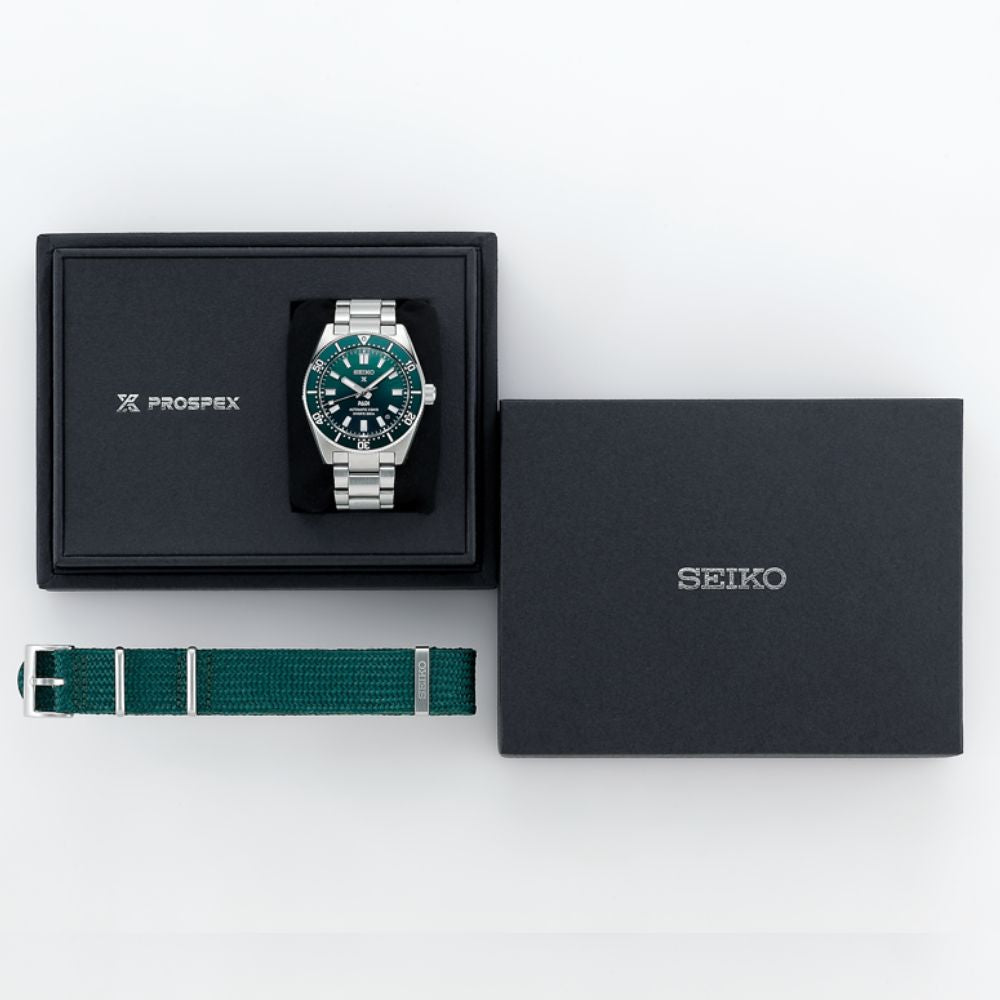 Seiko Prospex (Japan Made) PADI Automatic Diver's 1965 Heritage Special Edition Stainless Steel Band Watch SPB501J1