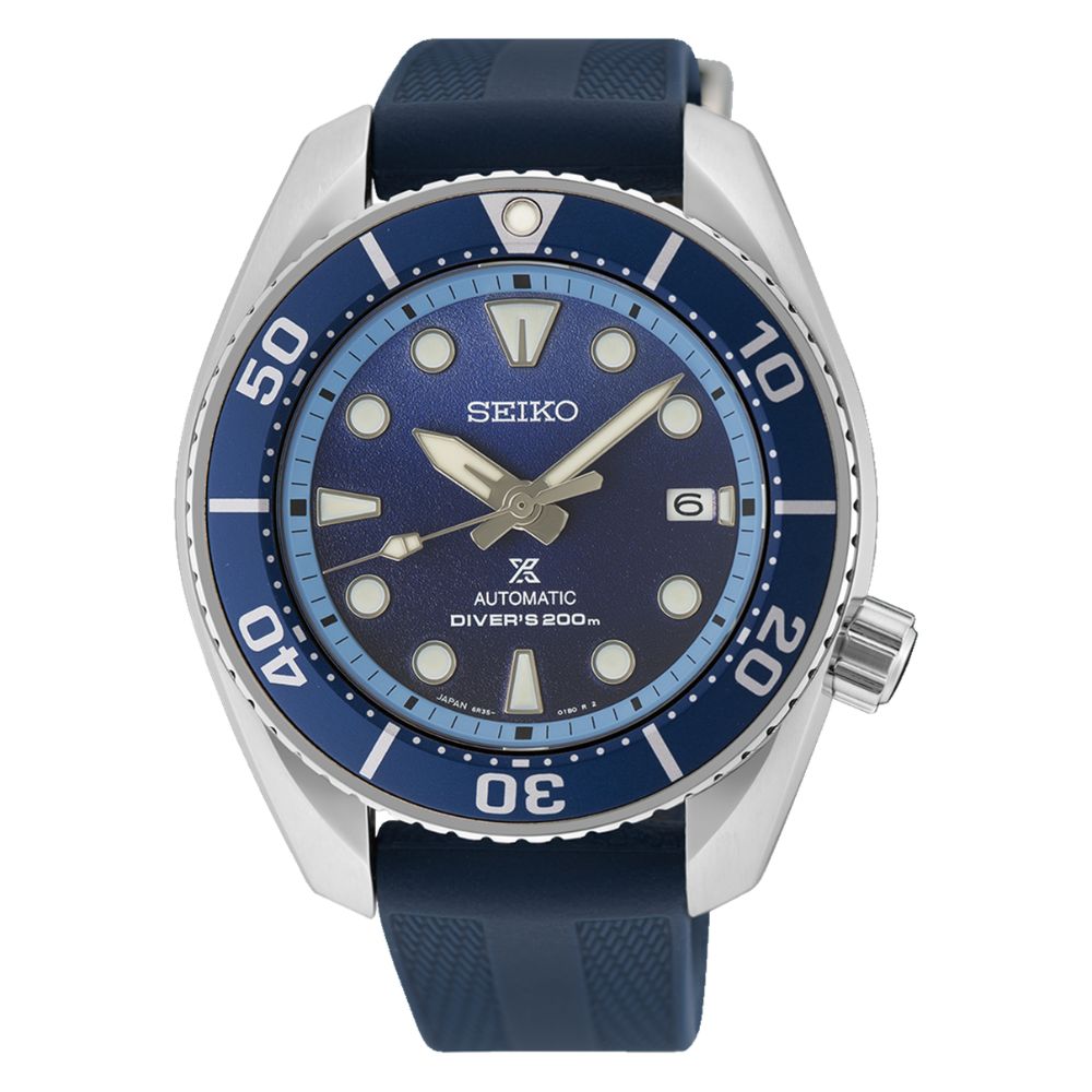 Seiko Prospex (Japan Made) Automatic Diver's 2025 Asia-Pacific Limited Edition Navy Blue Silicone Strap Watch SPB543J1 (Limited Edition of 2,200 pieces)