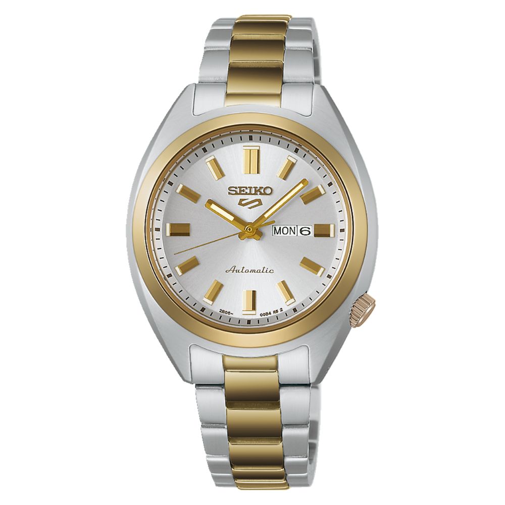 Seiko 5 Sports Automatic SNXS Series Two-Tone Stainless Steel Band Watch SRE024K1