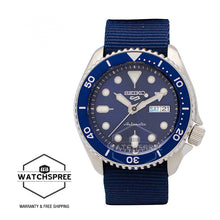 Load image into Gallery viewer, Seiko 5 Sports Automatic Navy Blue Nylon Strap Watch SRPD51K2 (LOCAL BUYERS ONLY)
