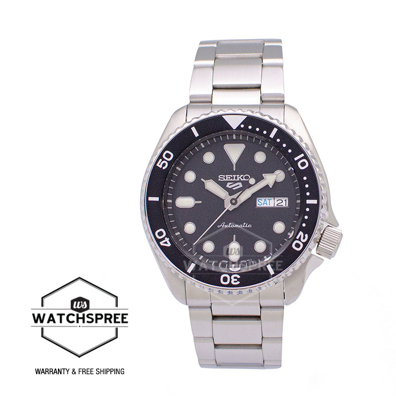 Seiko 5 Sports Automatic Silver Stainless Steel Band Watch SRPD55K1 (LOCAL BUYERS ONLY)