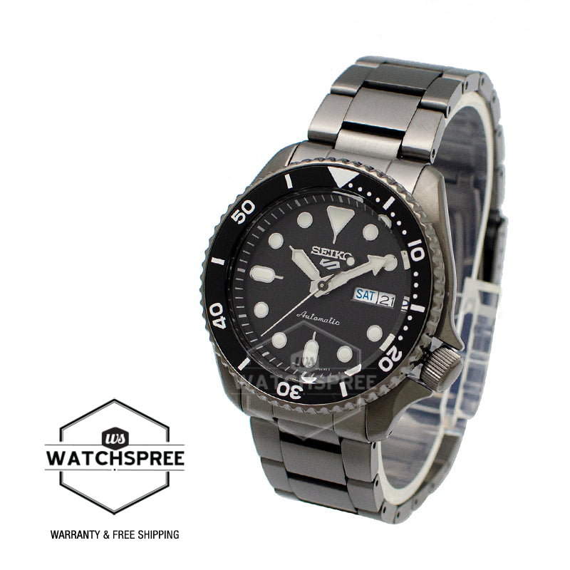 Seiko 5 Sports Automatic Black Stainless Steel Band Watch SRPD65K1 (LOCAL BUYERS ONLY)