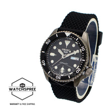 Load image into Gallery viewer, Seiko 5 Sports Automatic Black Silicon Strap Watch SRPD65K2 (LOCAL BUYERS ONLY)
