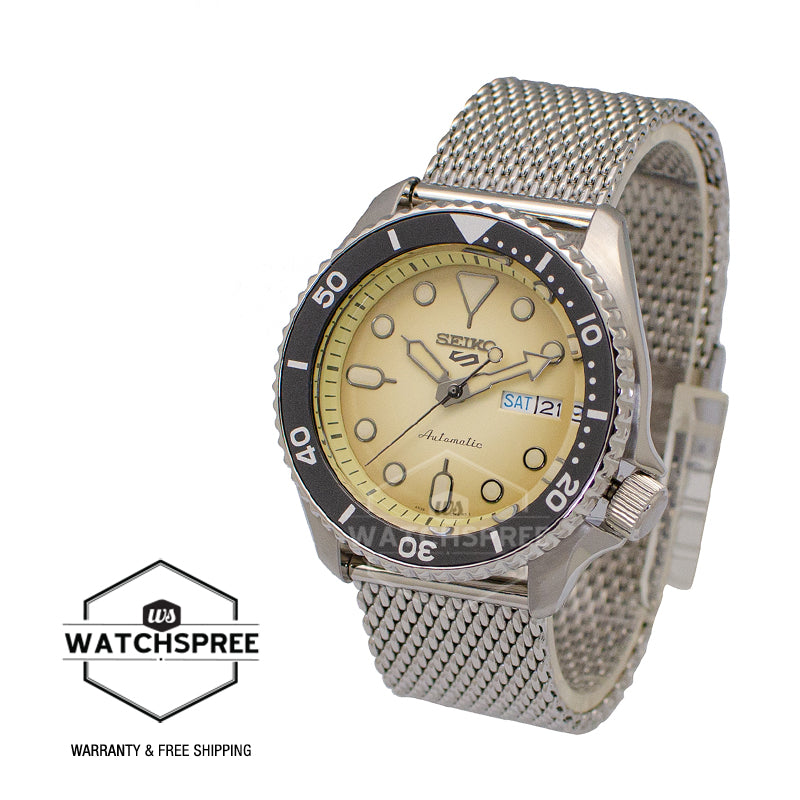 Seiko 5 Sports Automatic Silver Stainless Steel Mesh Band Watch SRPD67K1 (LOCAL BUYERS ONLY)