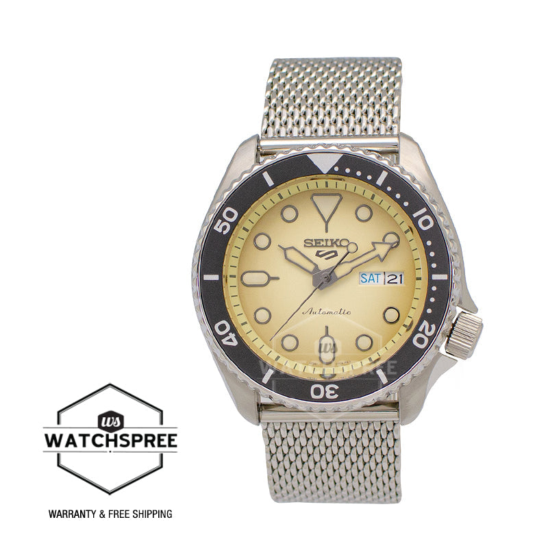 Seiko 5 Sports Automatic Silver Stainless Steel Mesh Band Watch SRPD67K1 (LOCAL BUYERS ONLY)