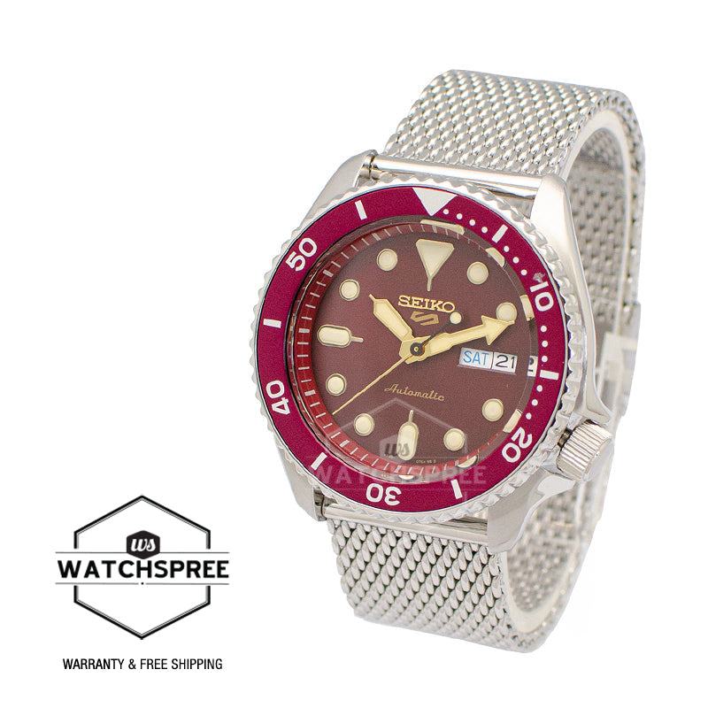 Seiko 5 Sports Automatic Silver Stainless Steel Mesh Band Watch SRPD69K1 (LOCAL BUYERS ONLY)
