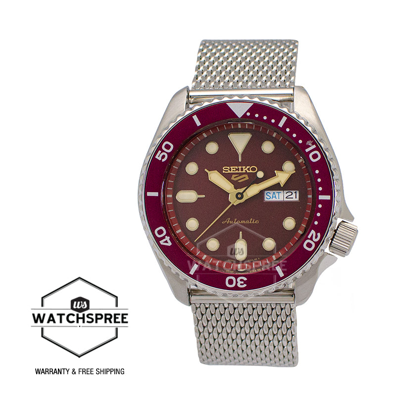 Seiko 5 Sports Automatic Silver Stainless Steel Mesh Band Watch SRPD69K1 (LOCAL BUYERS ONLY)