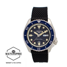 Load image into Gallery viewer, Seiko 5 Sports Automatic Black Silicon Strap Watch SRPD71K2 (LOCAL BUYERS ONLY)
