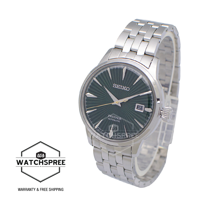 Seiko Presage (Japan Made) Automatic Silver Stainless Steel Band Watch SRPE15J1 (Not For EU Buyers) (LOCAL BUYERS ONLY)