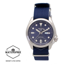 Load image into Gallery viewer, Seiko 5 Sports Automatic Navy Blue Nylon Strap Watch SRPE63K1 (LOCAL BUYERS ONLY)
