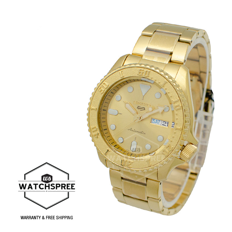 Seiko 5 Sports Automatic Gold Stainless Steel Band Watch SRPE74K1 (LOCAL BUYERS ONLY)