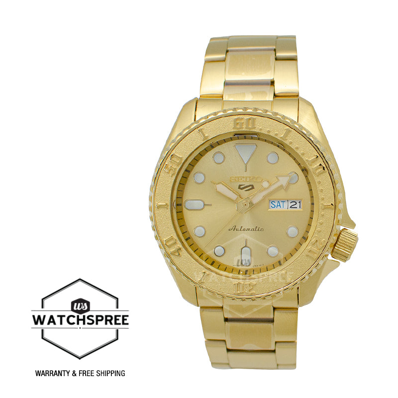 Seiko 5 Sports Automatic Gold Stainless Steel Band Watch SRPE74K1 (LOCAL BUYERS ONLY)