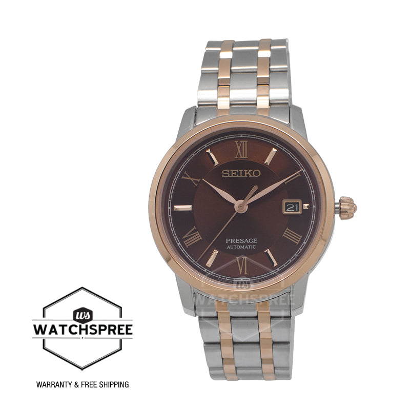 Seiko Presage (Japan Made) Automatic Two-Tone Stainless Steel Band Watch SRPF28J1 (LOCAL BUYERS ONLY)