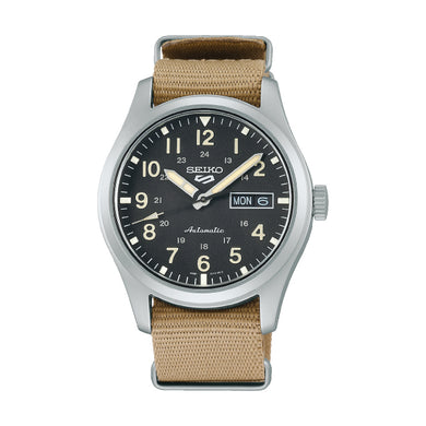Seiko 5 Sports Automatic Khaki Nylon Strap Watch SRPG35K1 (LOCAL BUYERS ONLY)