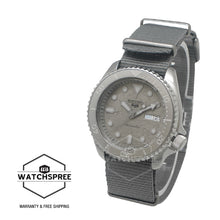 Load image into Gallery viewer, Seiko 5 Sports Automatic Grey Nylon Strap Watch SRPG61K1
