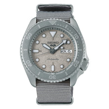 Load image into Gallery viewer, Seiko 5 Sports Automatic Grey Nylon Strap Watch SRPG61K1
